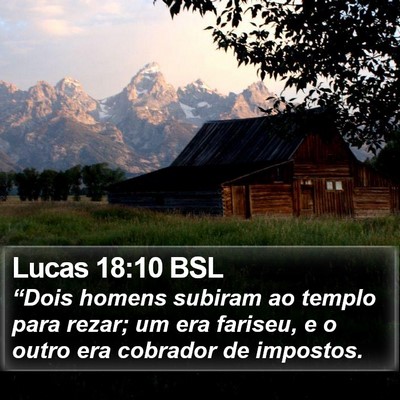 Lucas 18:10 BSL Bible Verse Image
