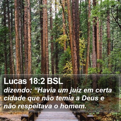 Lucas 18:2 BSL Bible Verse Image