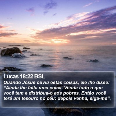 Lucas 18:22 BSL Bible Verse Image
