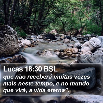 Lucas 18:30 BSL Bible Verse Image