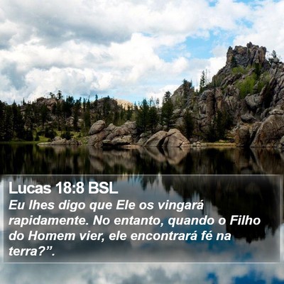 Lucas 18:8 BSL Bible Verse Image