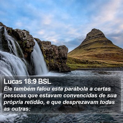 Lucas 18:9 BSL Bible Verse Image