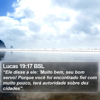 Lucas 19:17 BSL Bible Verse Image