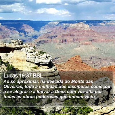 Lucas 19:37 BSL Bible Verse Image