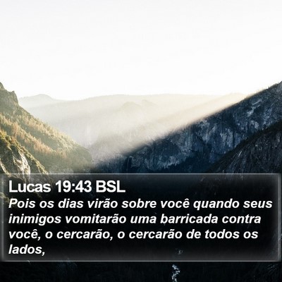 Lucas 19:43 BSL Bible Verse Image