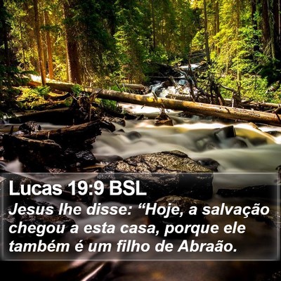 Lucas 19:9 BSL Bible Verse Image