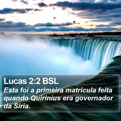 Lucas 2:2 BSL Bible Verse Image