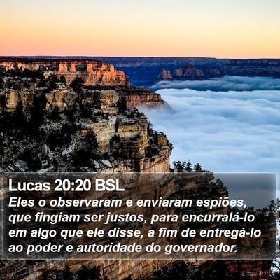 Lucas 20:20 BSL Bible Verse Image