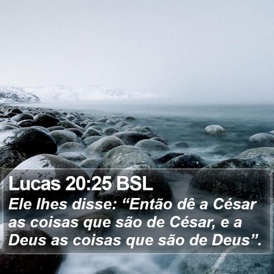 Lucas 20:25 BSL Bible Verse Image