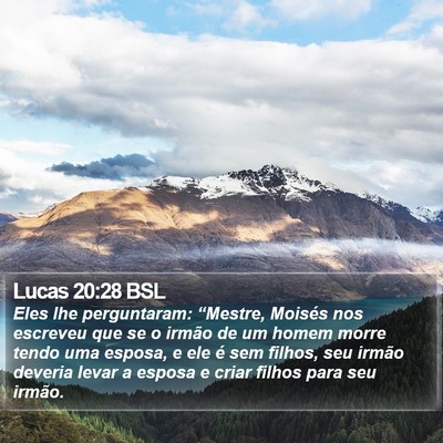Lucas 20:28 BSL Bible Verse Image