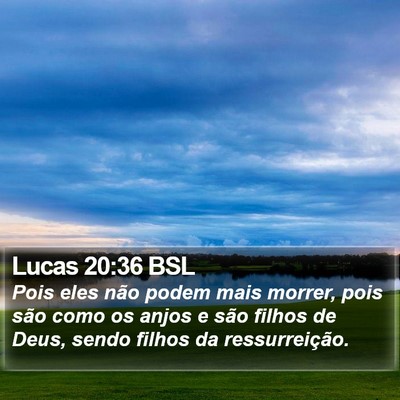 Lucas 20:36 BSL Bible Verse Image