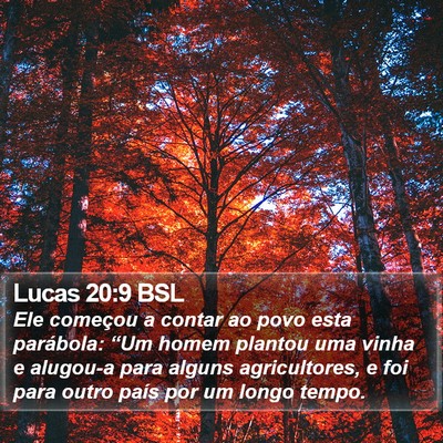 Lucas 20:9 BSL Bible Verse Image