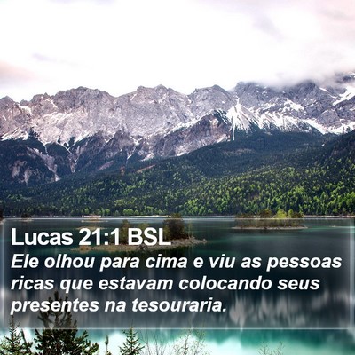 Lucas 21:1 BSL Bible Verse Image