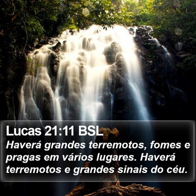 Lucas 21:11 BSL Bible Verse Image