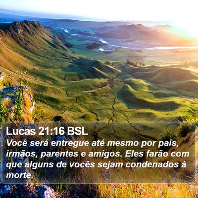 Lucas 21:16 BSL Bible Verse Image