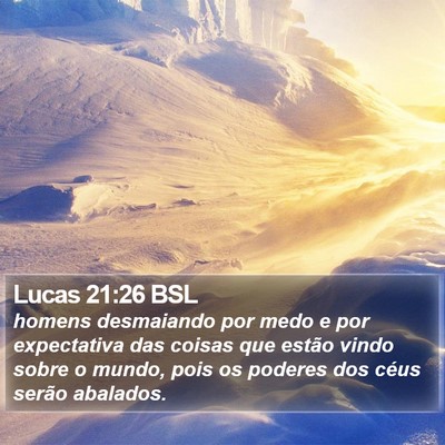 Lucas 21:26 BSL Bible Verse Image