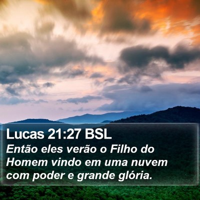 Lucas 21:27 BSL Bible Verse Image