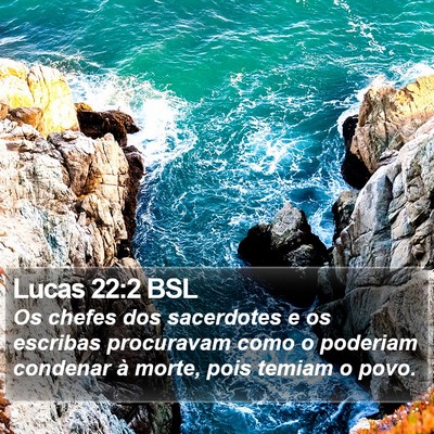 Lucas 22:2 BSL Bible Verse Image