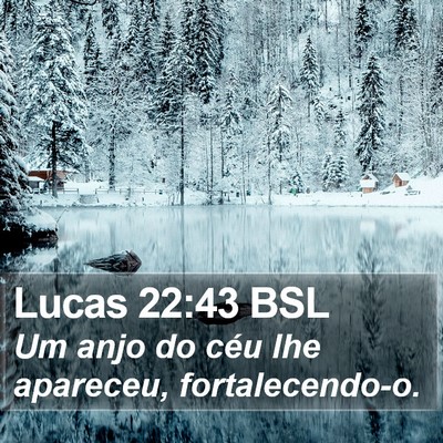 Lucas 22:43 BSL Bible Verse Image