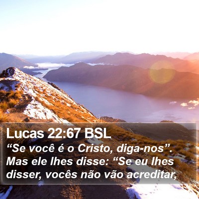 Lucas 22:67 BSL Bible Verse Image