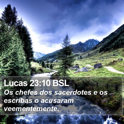 Lucas 23:10 BSL Bible Verse Image