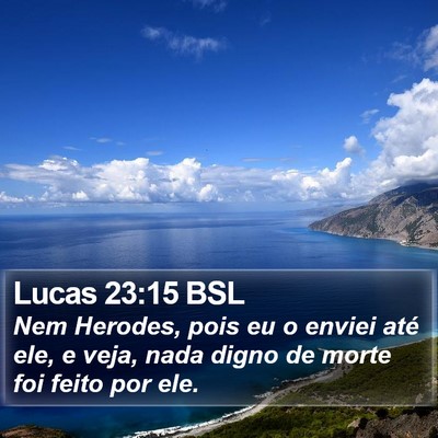 Lucas 23:15 BSL Bible Verse Image