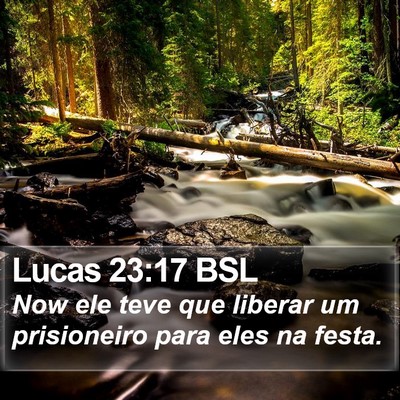 Lucas 23:17 BSL Bible Verse Image