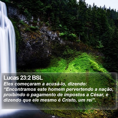 Lucas 23:2 BSL Bible Verse Image
