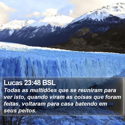Lucas 23:48 BSL Bible Verse Image