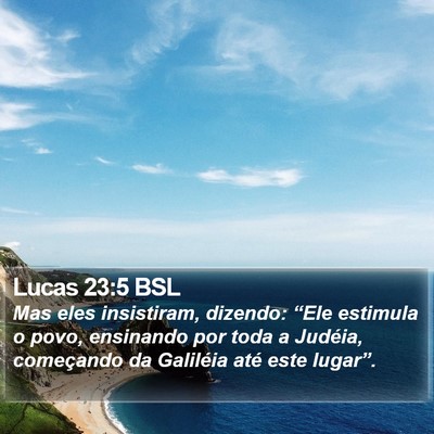 Lucas 23:5 BSL Bible Verse Image