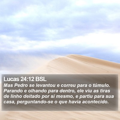 Lucas 24:12 BSL Bible Verse Image