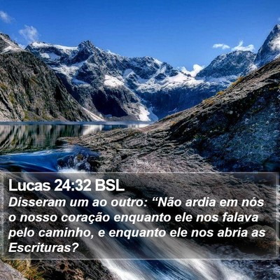 Lucas 24:32 BSL Bible Verse Image