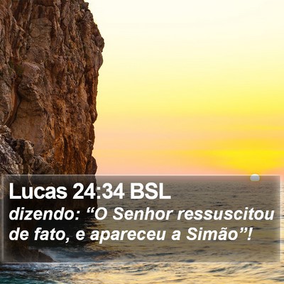 Lucas 24:34 BSL Bible Verse Image