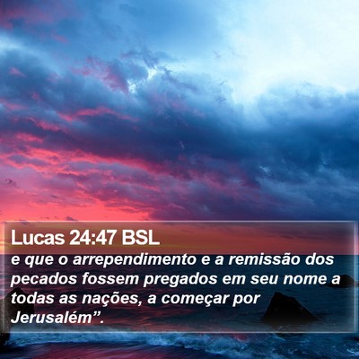 Lucas 24:47 BSL Bible Verse Image