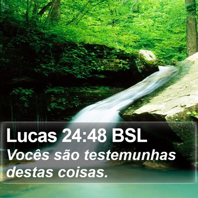 Lucas 24:48 BSL Bible Verse Image