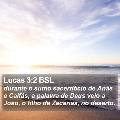 Lucas 3:2 BSL Bible Verse Image