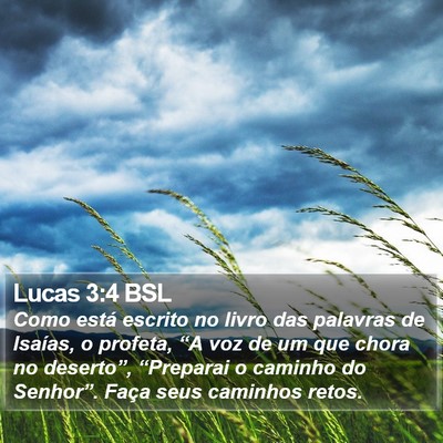 Lucas 3:4 BSL Bible Verse Image