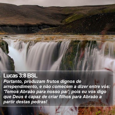 Lucas 3:8 BSL Bible Verse Image