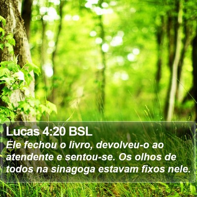 Lucas 4:20 BSL Bible Verse Image