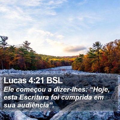 Lucas 4:21 BSL Bible Verse Image