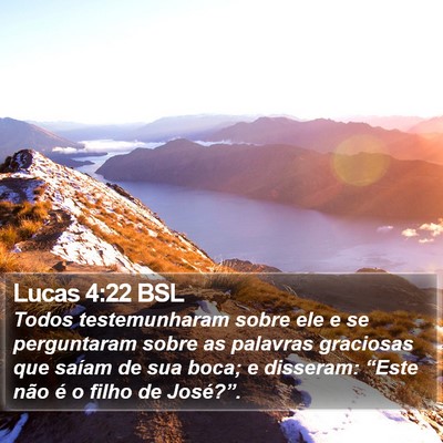 Lucas 4:22 BSL Bible Verse Image