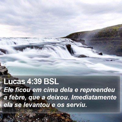 Lucas 4:39 BSL Bible Verse Image