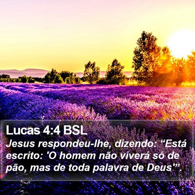 Lucas 4:4 BSL Bible Verse Image