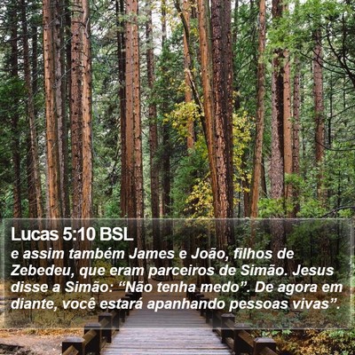 Lucas 5:10 BSL Bible Verse Image