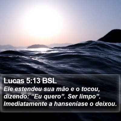 Lucas 5:13 BSL Bible Verse Image