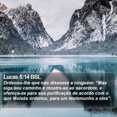 Lucas 5:14 BSL Bible Verse Image