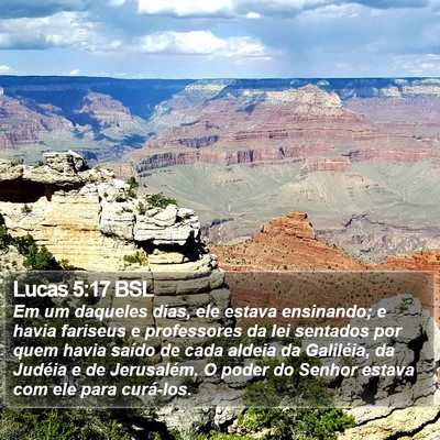 Lucas 5:17 BSL Bible Verse Image