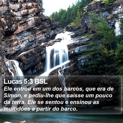 Lucas 5:3 BSL Bible Verse Image