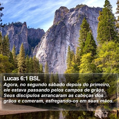 Lucas 6:1 BSL Bible Verse Image
