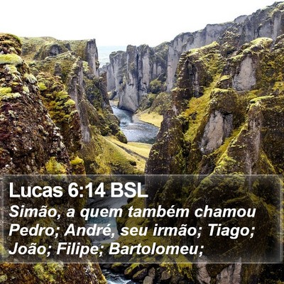 Lucas 6:14 BSL Bible Verse Image